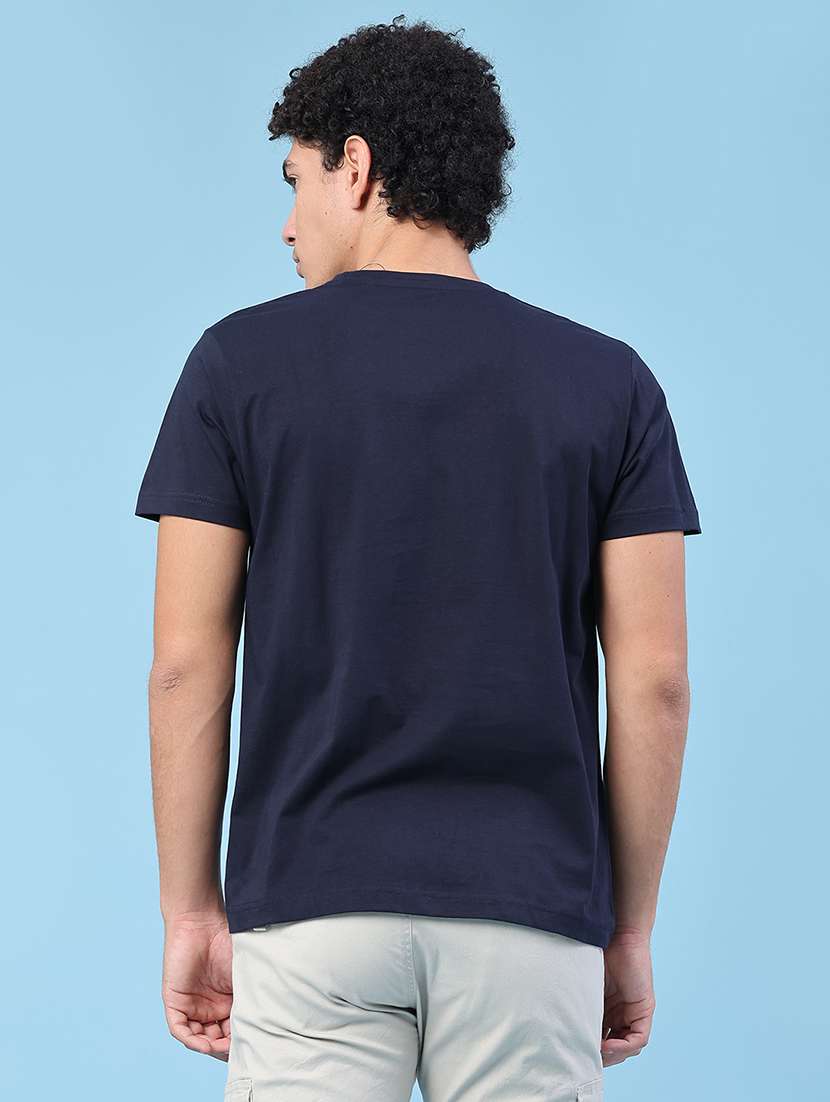 men printed short sleeve slim fit t-shirt - 22183092 -  Standard Image - 4