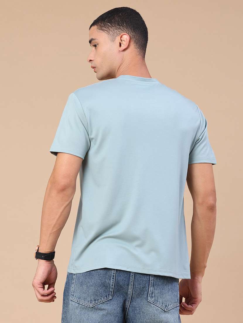 men printed short sleeve slim fit t-shirt - 22183094 -  Standard Image - 4