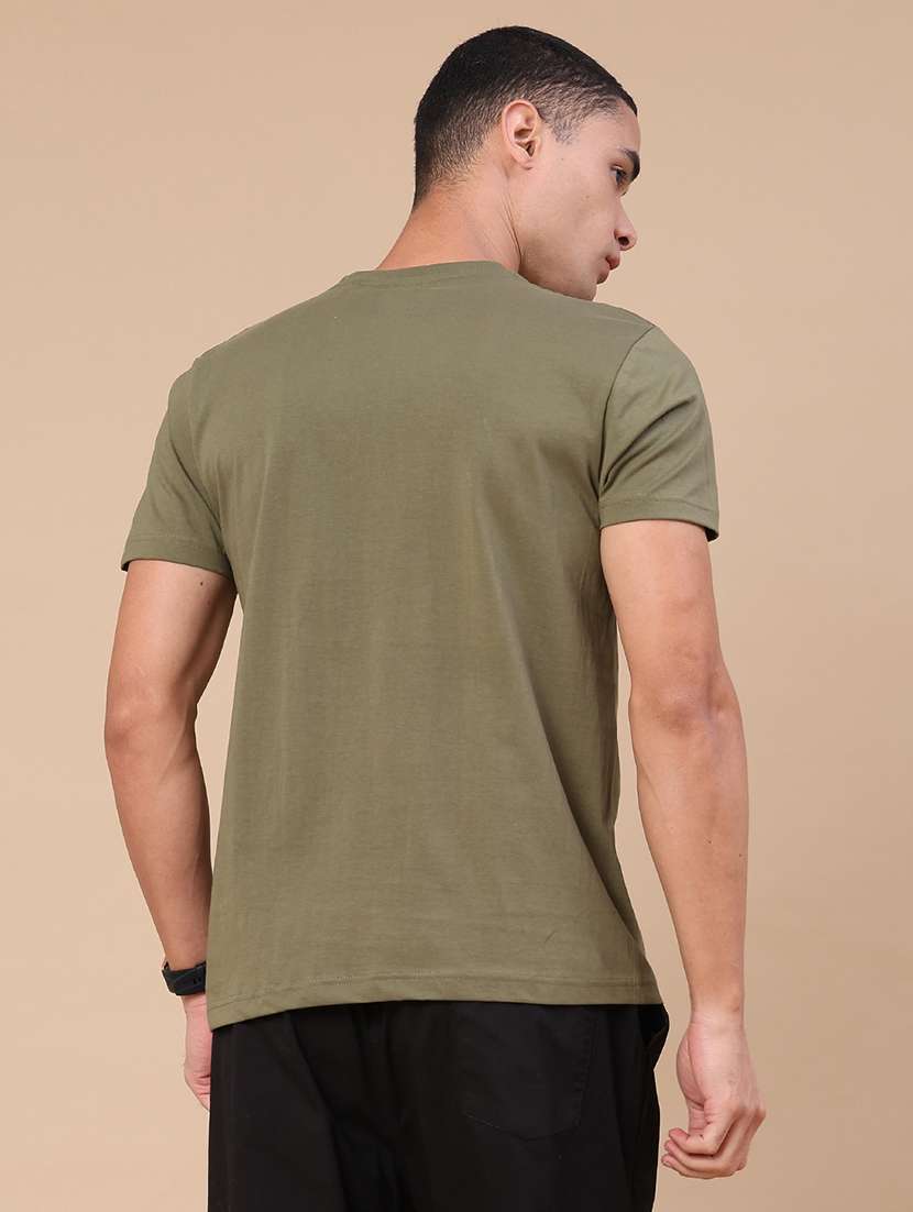 men printed short sleeve slim fit t-shirt - 22183114 -  Standard Image - 4