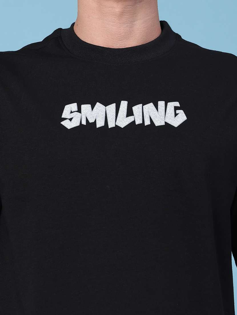 men printed round neck regular t-shirt - 22183227 -  Standard Image - 1
