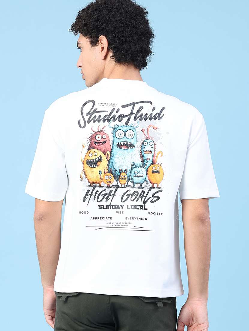 men printed short sleeve regular fit t-shirt - 22183229 -  Standard Image - 4