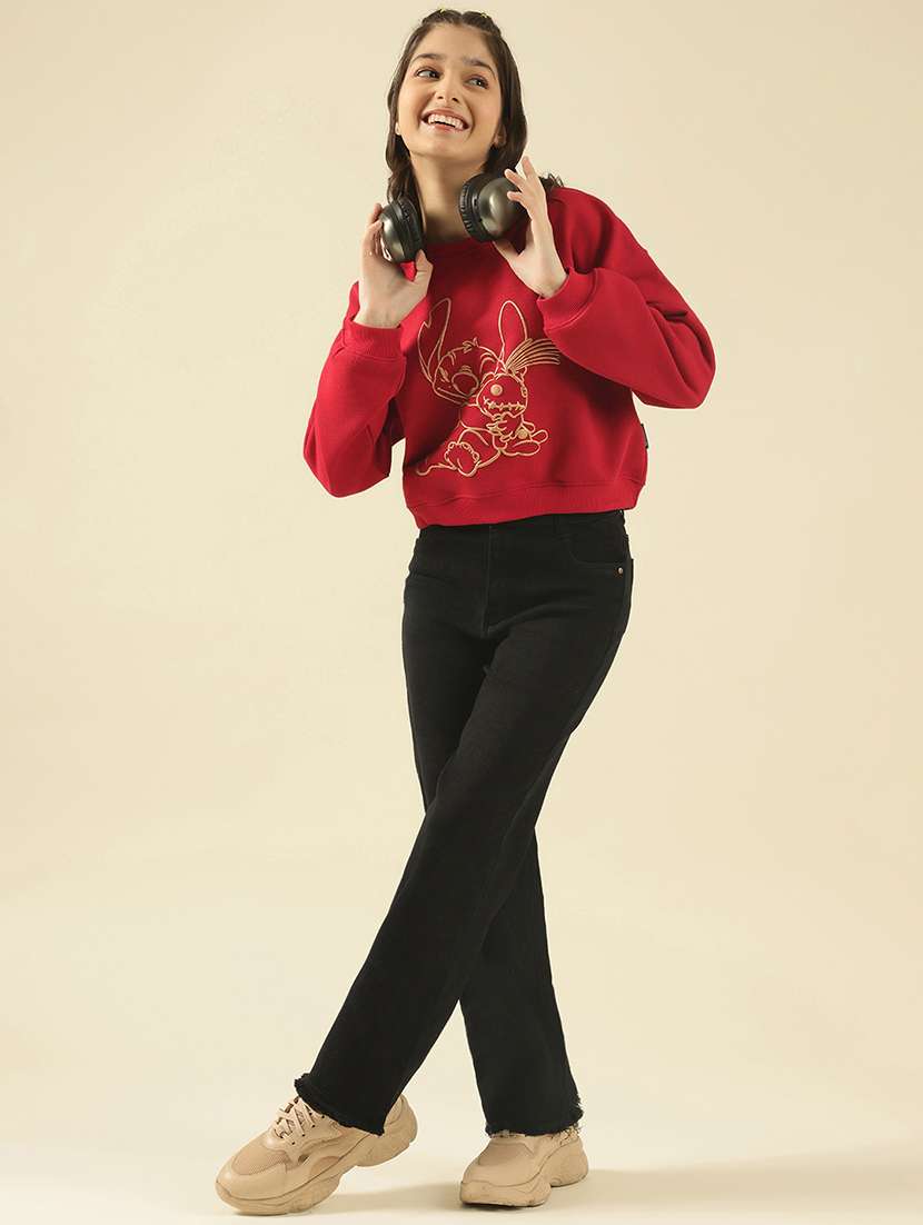 girls printed long sleeve sweatshirt - 22183353 -  Standard Image - 4