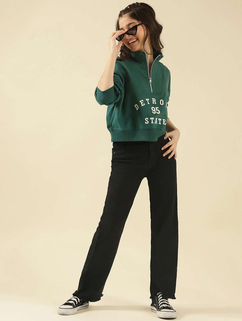 girls printed long sleeve sweatshirt - 22183357 -  Standard Image - 4