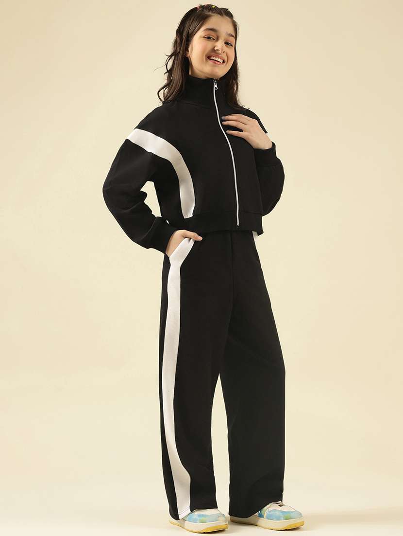 girls color blocked active wear co-ord set - 22183358 -  Standard Image - 1