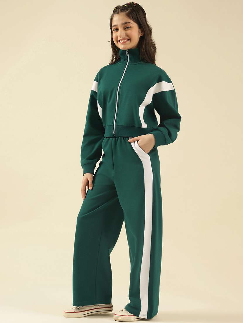 girls color blocked active wear co-ord set - 22183359 -  Standard Image - 1