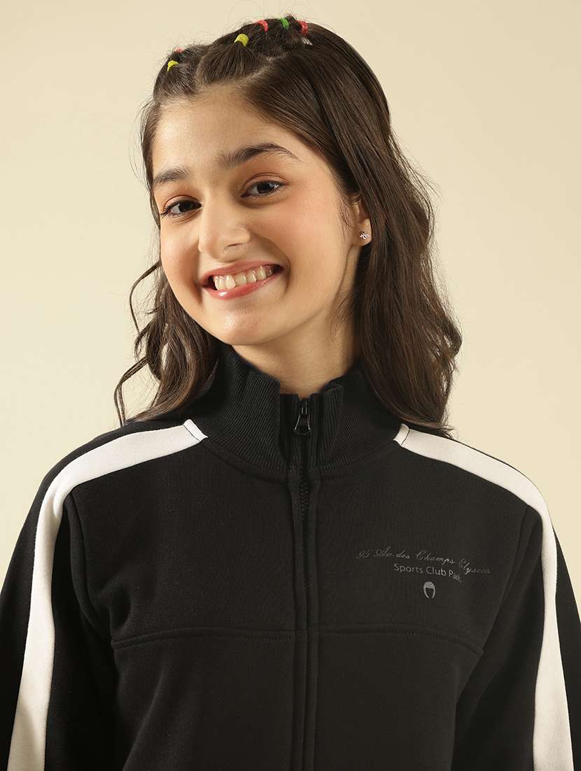 girls solid active wear co-ord set - 22183364 -  Standard Image - 4