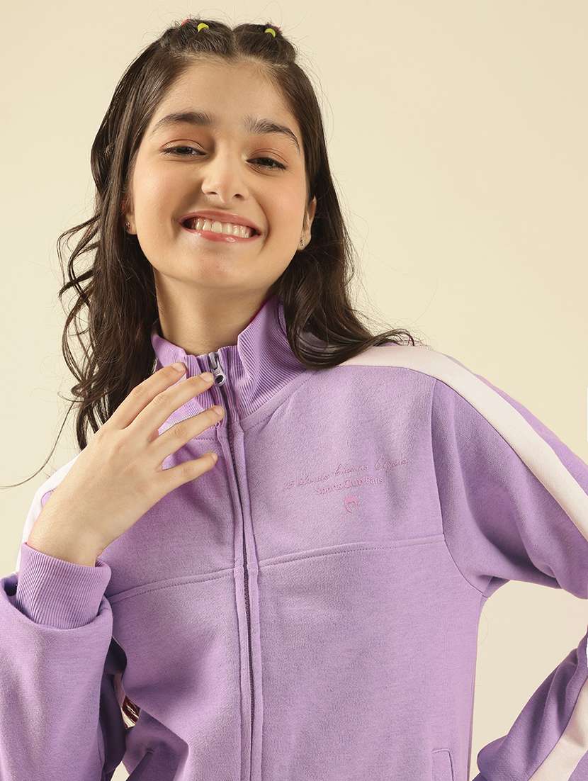 girls solid active wear co-ord set - 22183366 -  Standard Image - 4