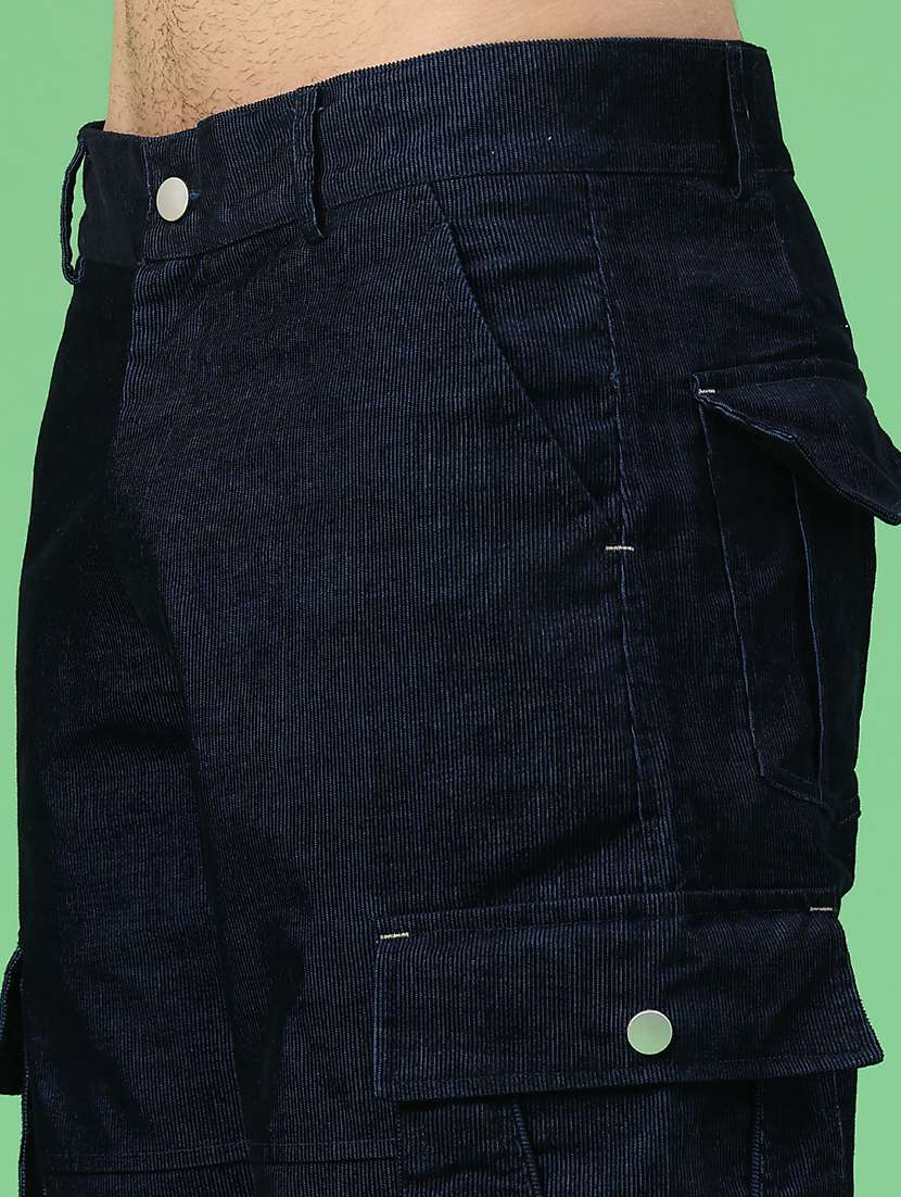 men textured mid rise relaxed fit cargo - 22183846 -  Standard Image - 1