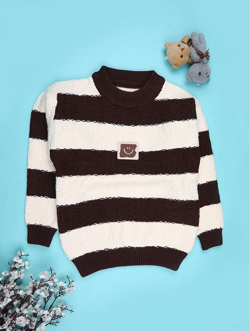 boys striped long sleeve sweater
