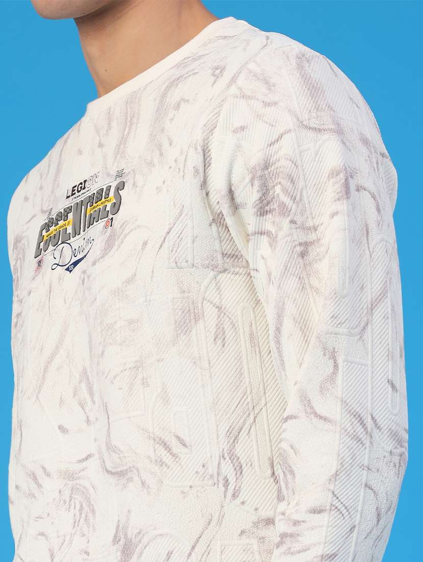 men round neck long sleeve sweatshirt - 22183984 -  Standard Image - 4