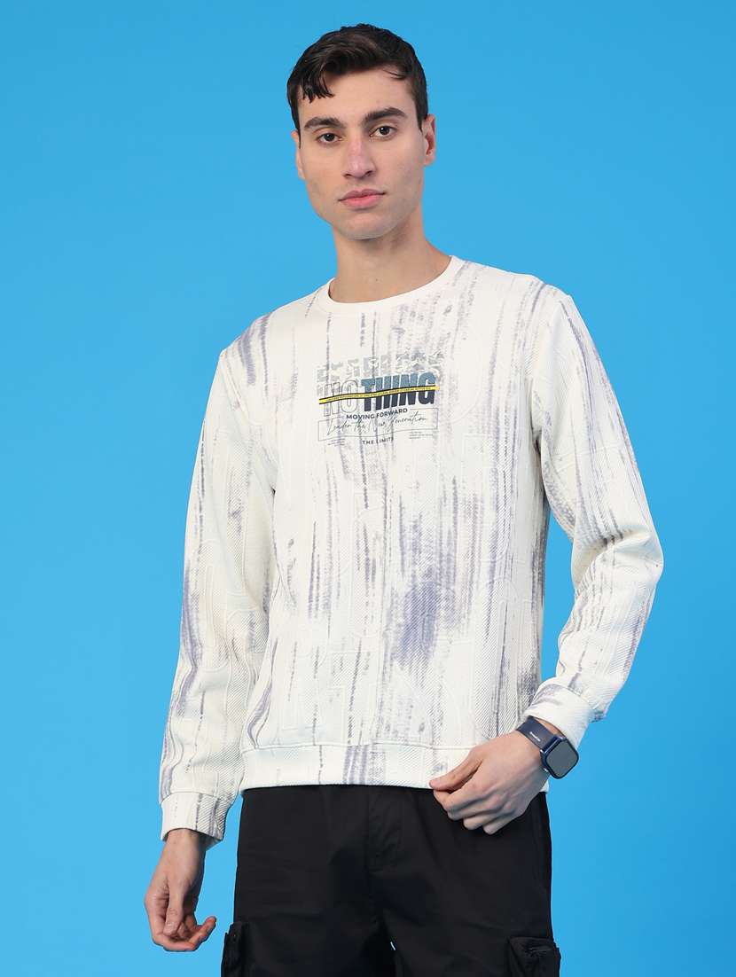 men round neck long sleeve sweatshirt - 22183988 -  Standard Image - 1