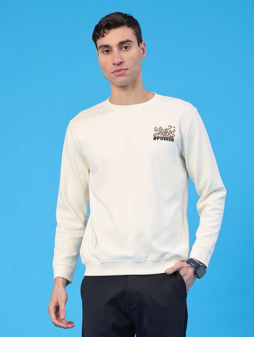 men round neck long sleeve sweatshirt - 22184009 -  Standard Image - 1