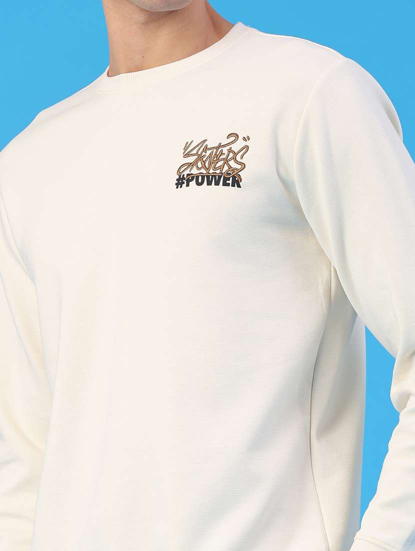 men round neck long sleeve sweatshirt - 22184009 -  Standard Image - 4