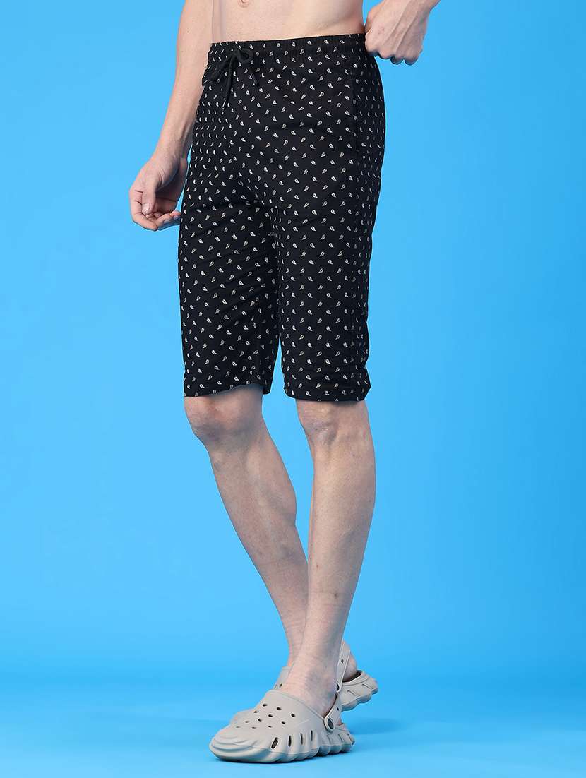 men printed mid rise bermuda - 22184017 -  Standard Image - 1