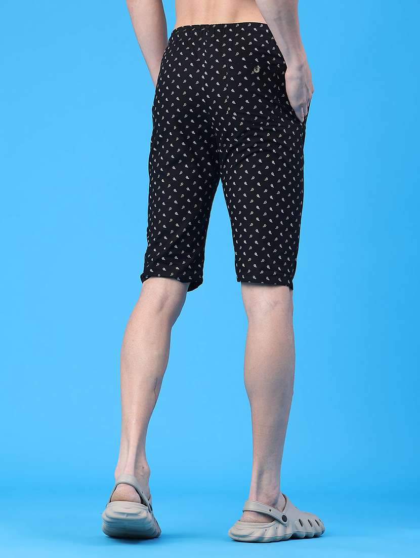men printed mid rise bermuda - 22184017 -  Standard Image - 4