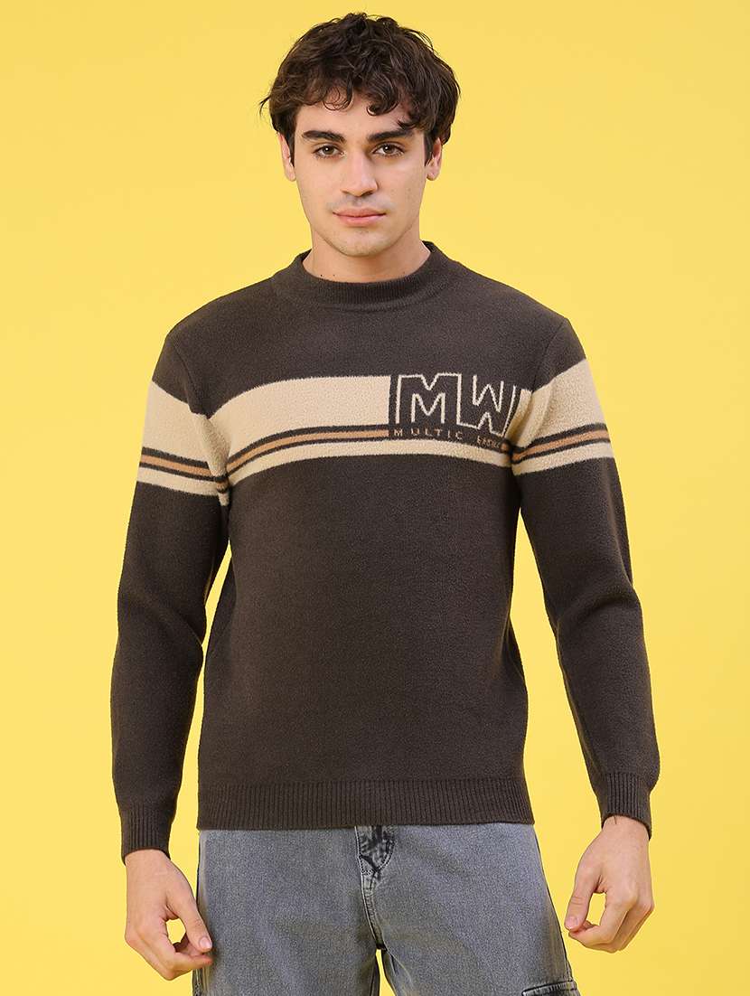 men tapered long sleeve pullover - 22184067 -  Standard Image - 1
