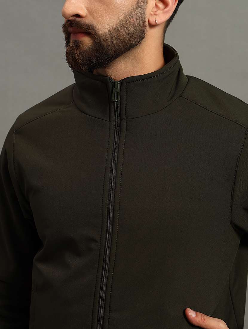 men solid long sleeve lightweight bomber jacket - 22184182 -  Standard Image - 4