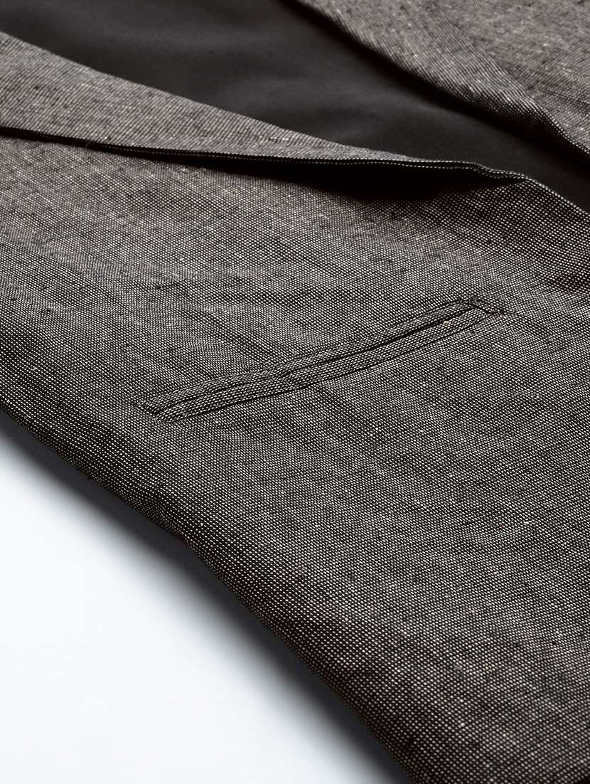 women solid long sleeve single breasted blazer - 22184210 -  Standard Image - 4