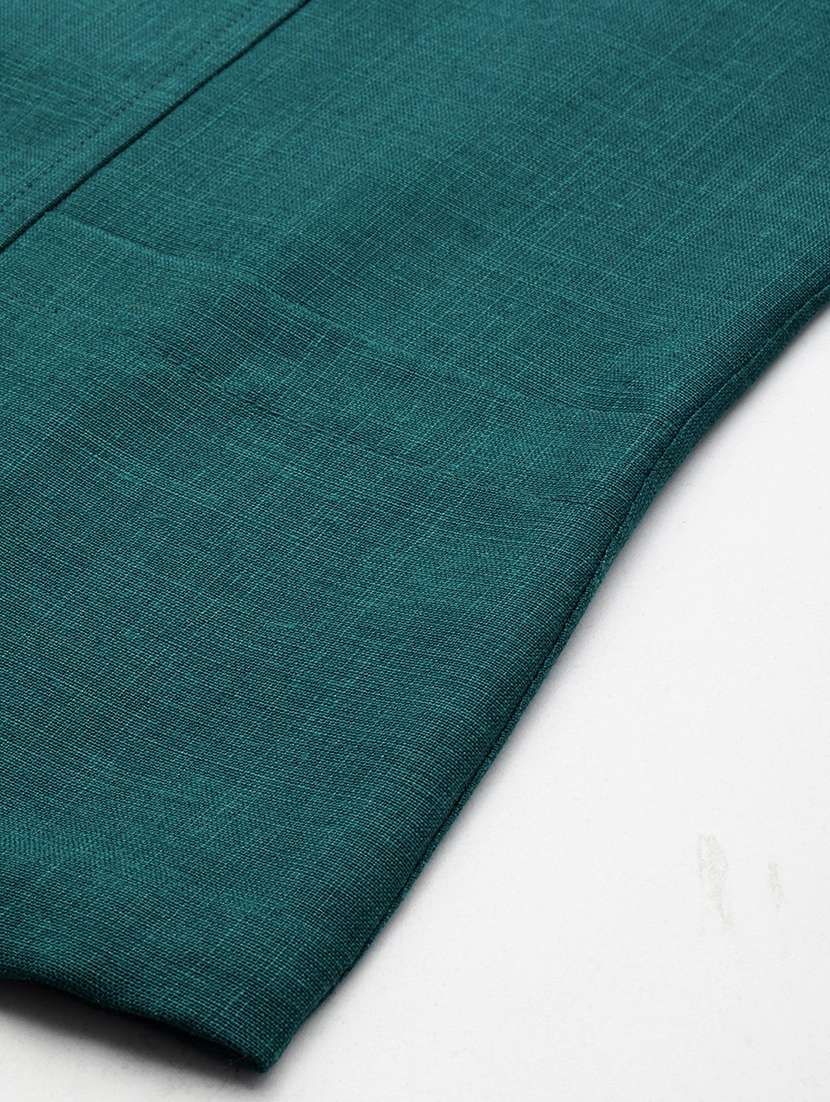 women solid long sleeve single breasted blazer - 22184211 -  Standard Image - 6