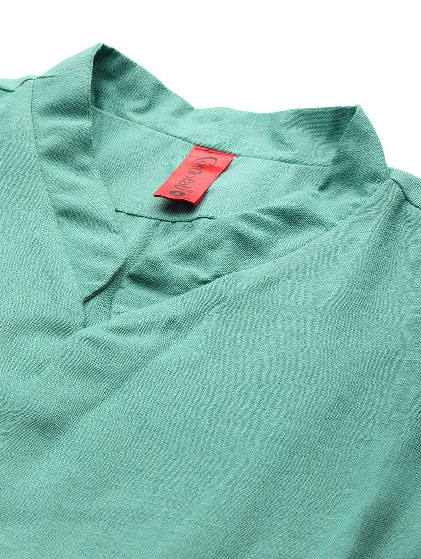 women solid long sleeve regular jacket - 22184214 -  Standard Image - 6