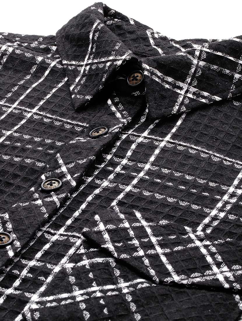 women checkered shirt & trouser co-ord set - 22184236 -  Standard Image - 4