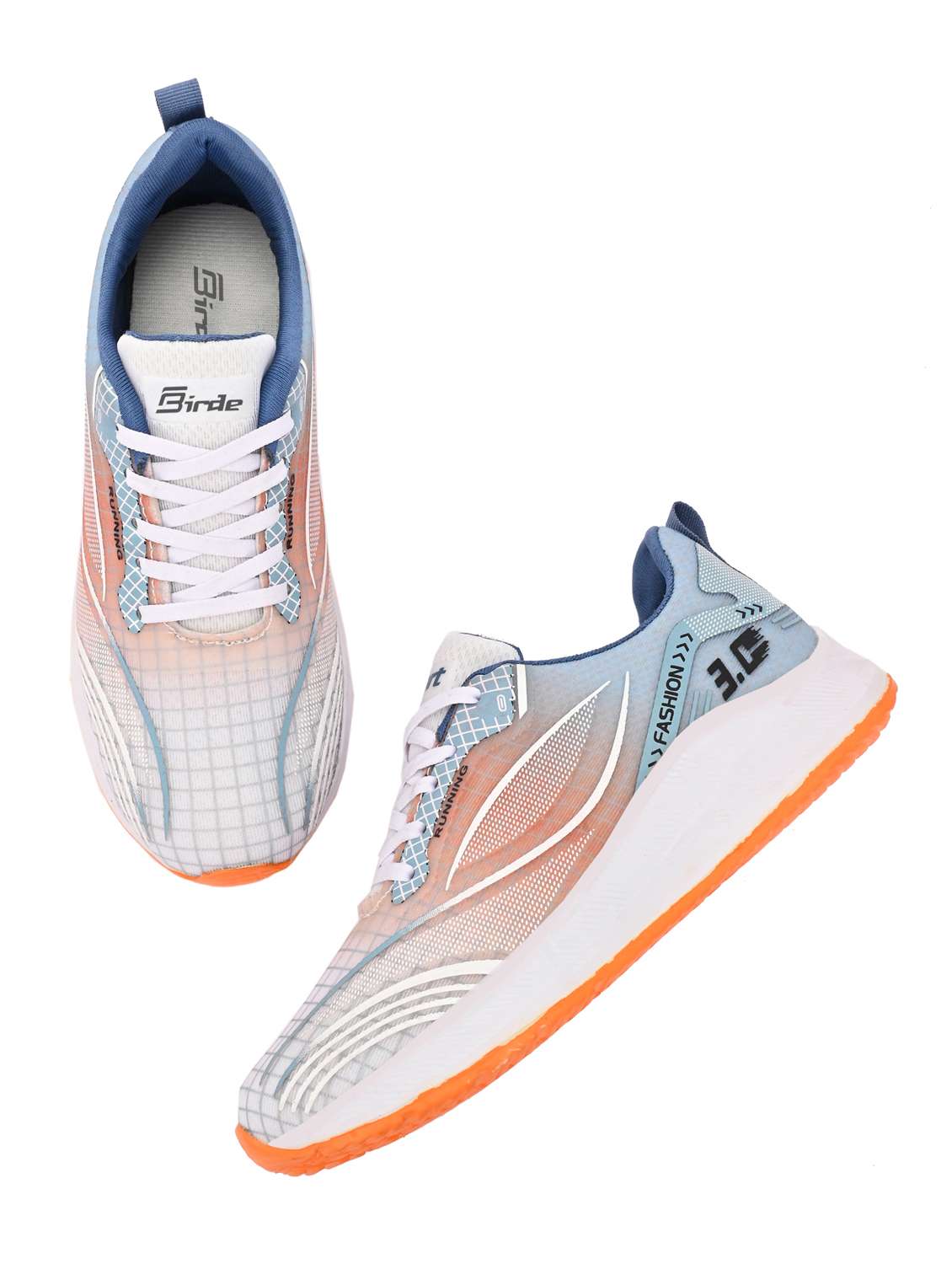 men printed lace up sport shoes - 22184248 -  Standard Image - 4