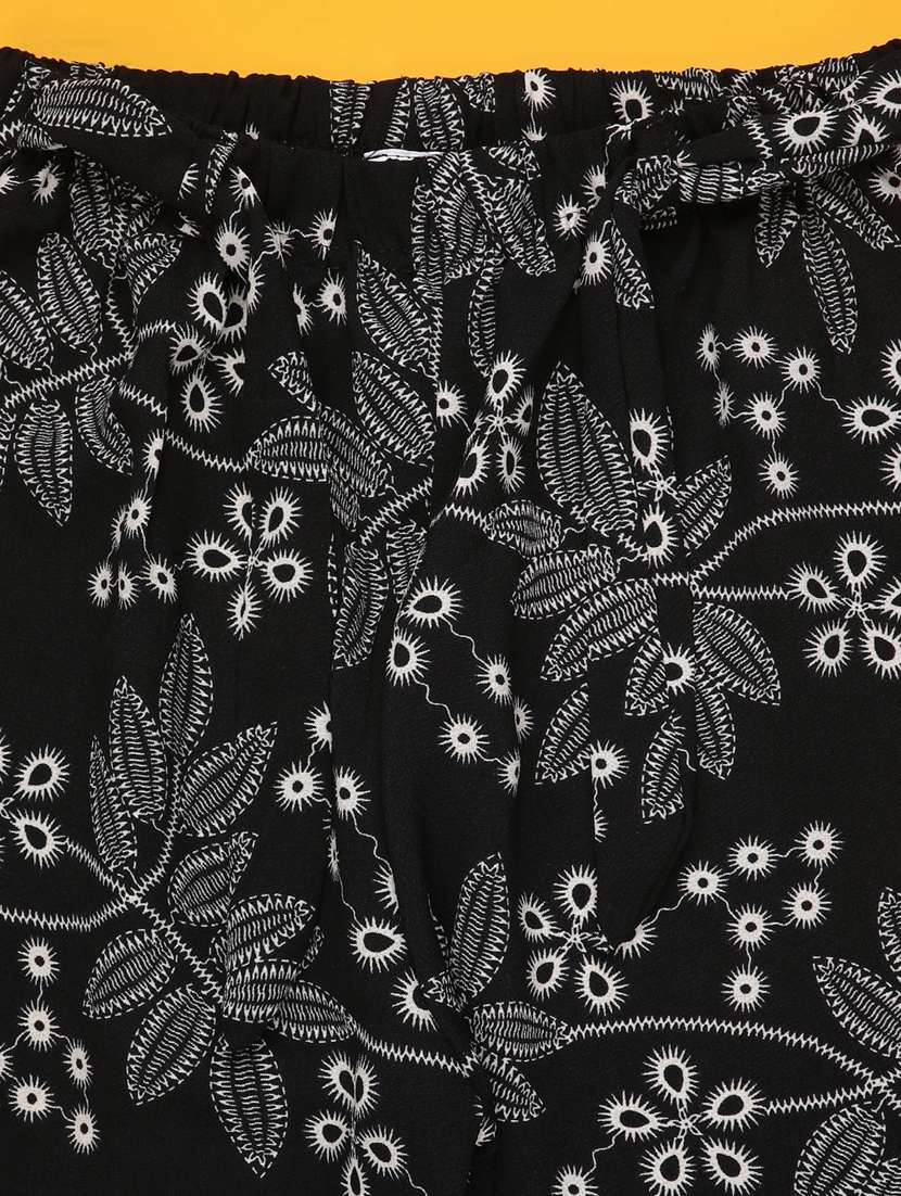 girls printed mid rise palazzo - 22184550 -  Standard Image - 1