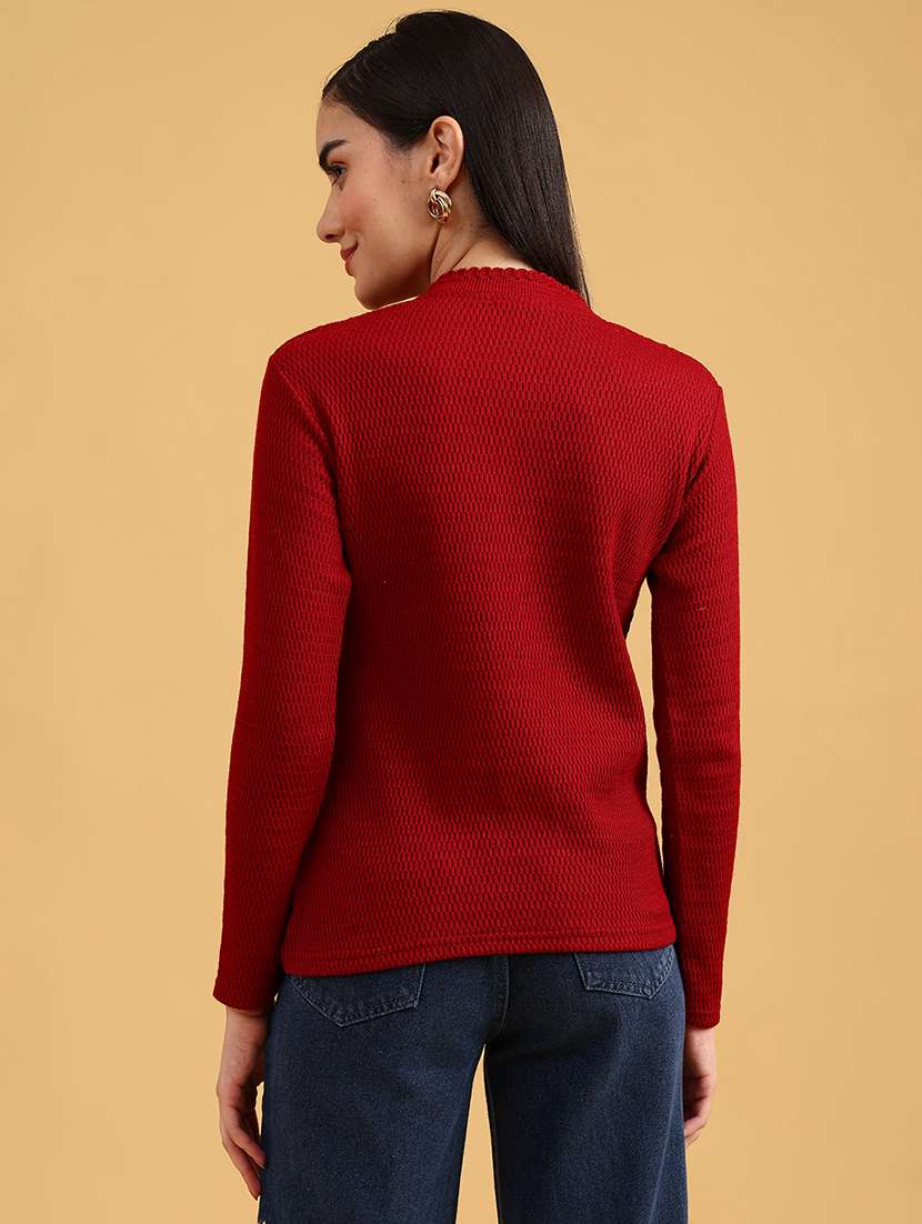 women self designed long sleeve cardigan - 22184617 -  Standard Image - 4