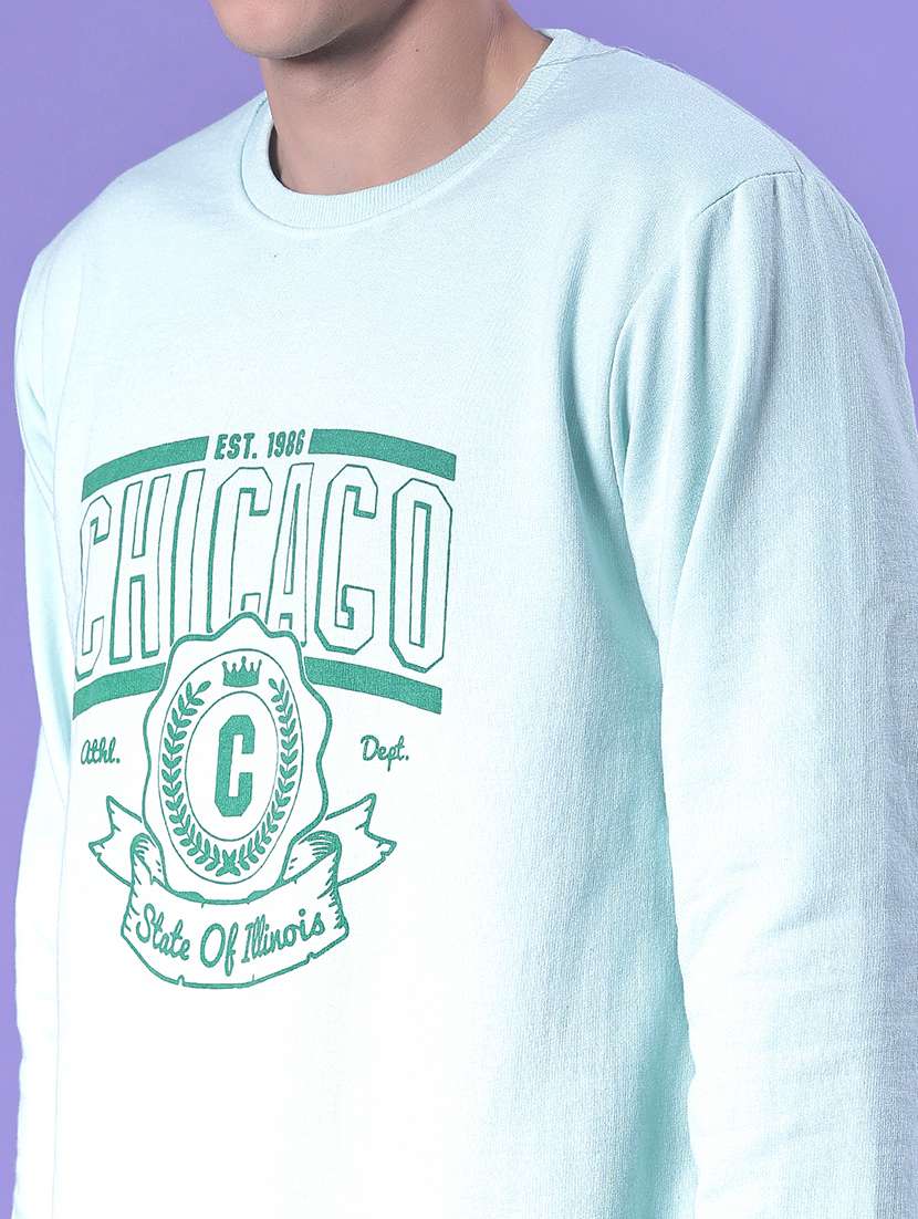 men front print long sleeve regular fit sweatshirt - 22184634 -  Standard Image - 4