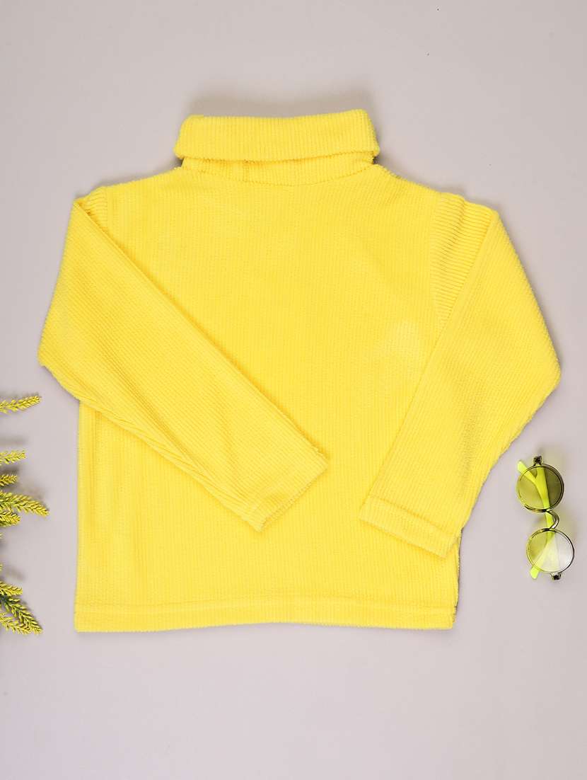 boys solid long sleeve turtle neck sweater - 22184645 -  Standard Image - 1