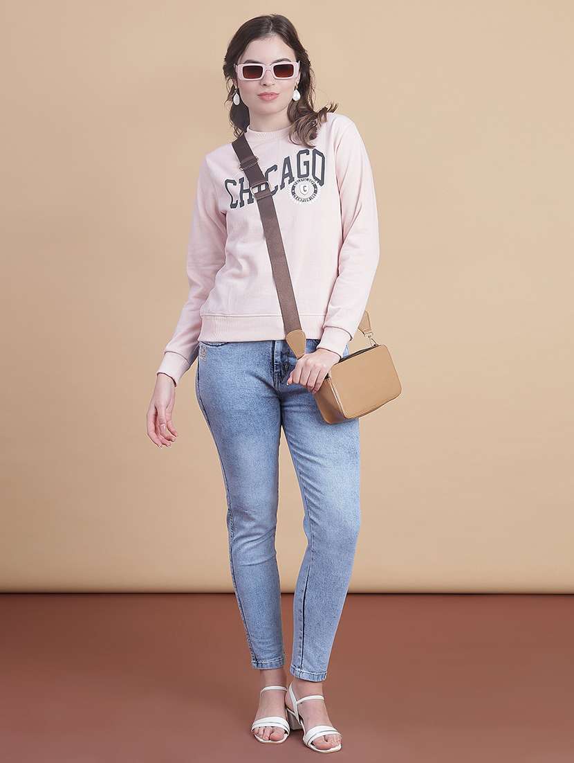 women printed long sleeve sweatshirt - 22184649 -  Standard Image - 4