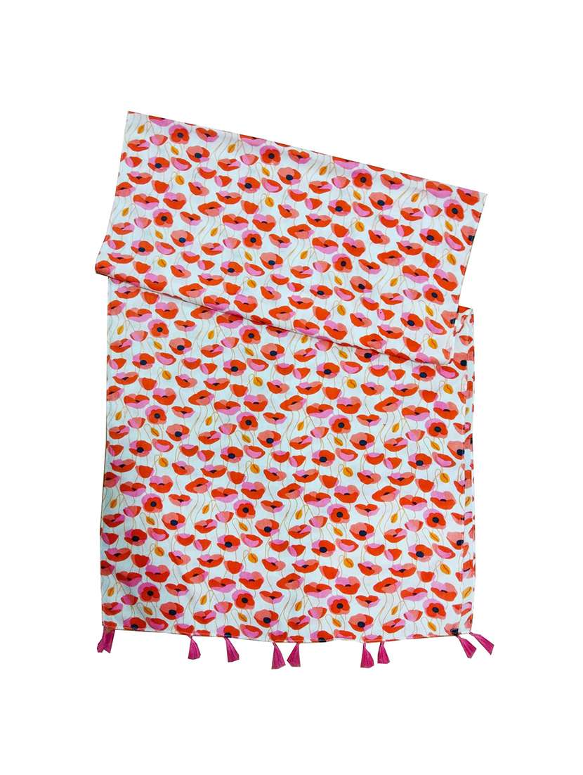 women red printed stole - 22184793 -  Standard Image - 1