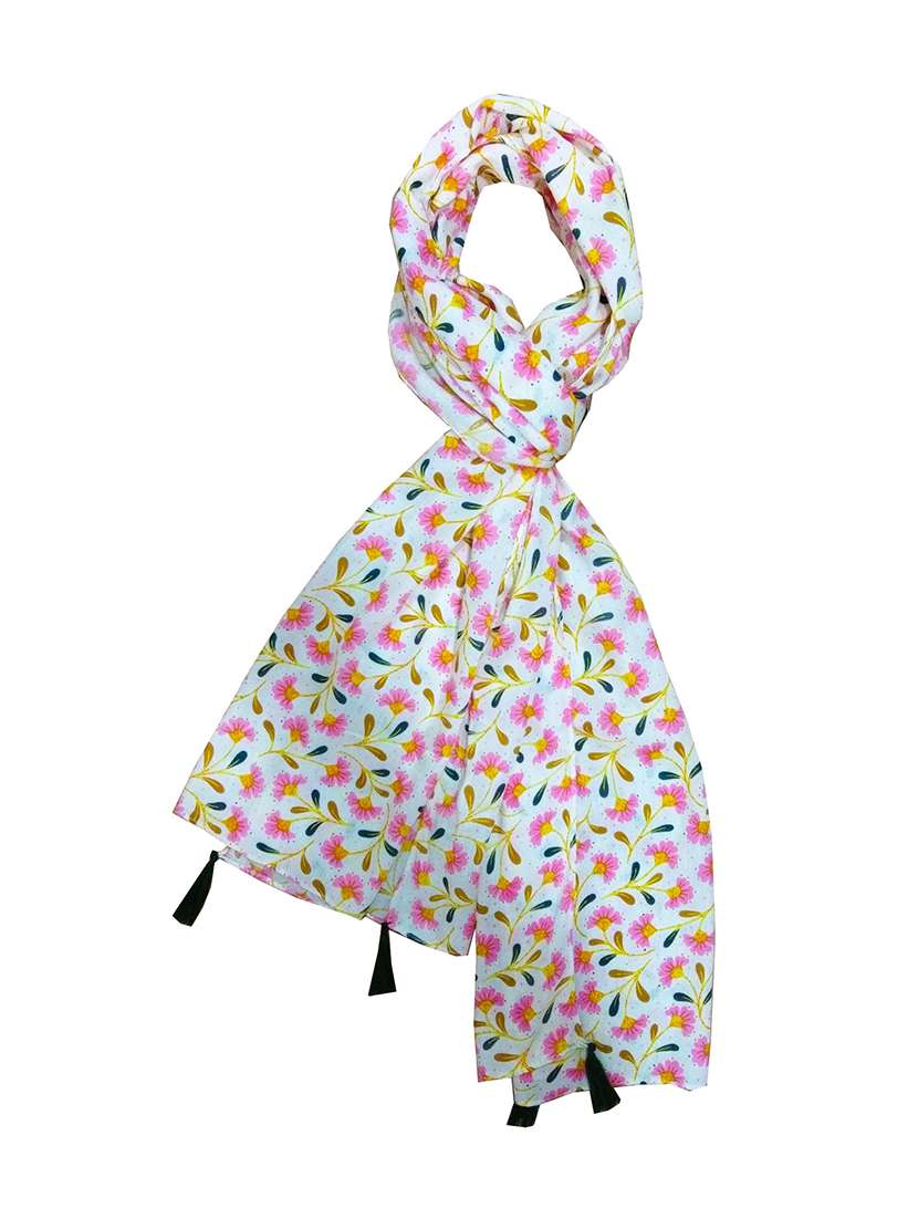 women printed stole - 22184794 -  Standard Image - 1