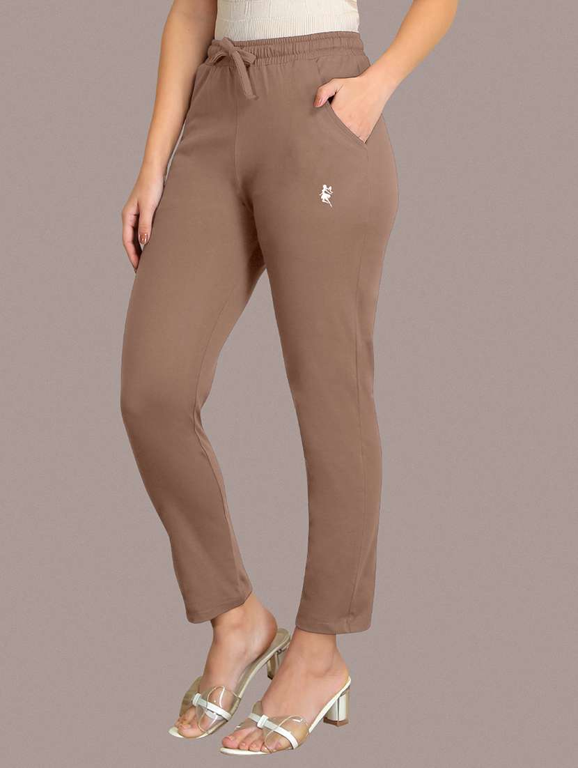 women solid mid rise lounge wear pajama - 22184815 -  Standard Image - 1