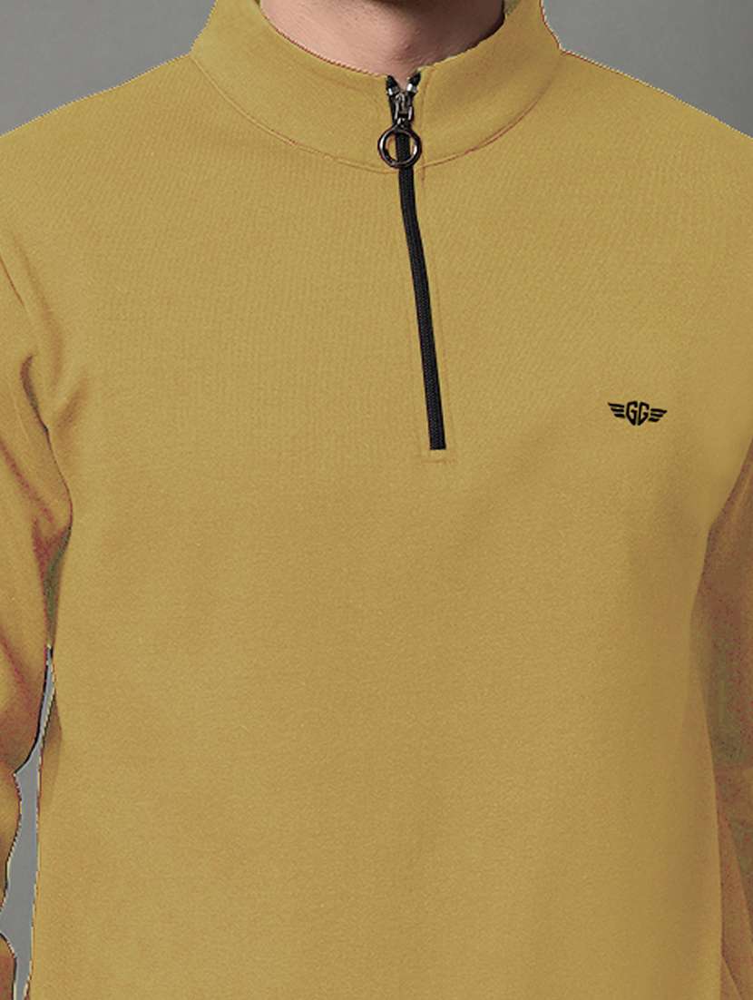 men solid long sleeve regular fit sweatshirt - 22184903 -  Standard Image - 4