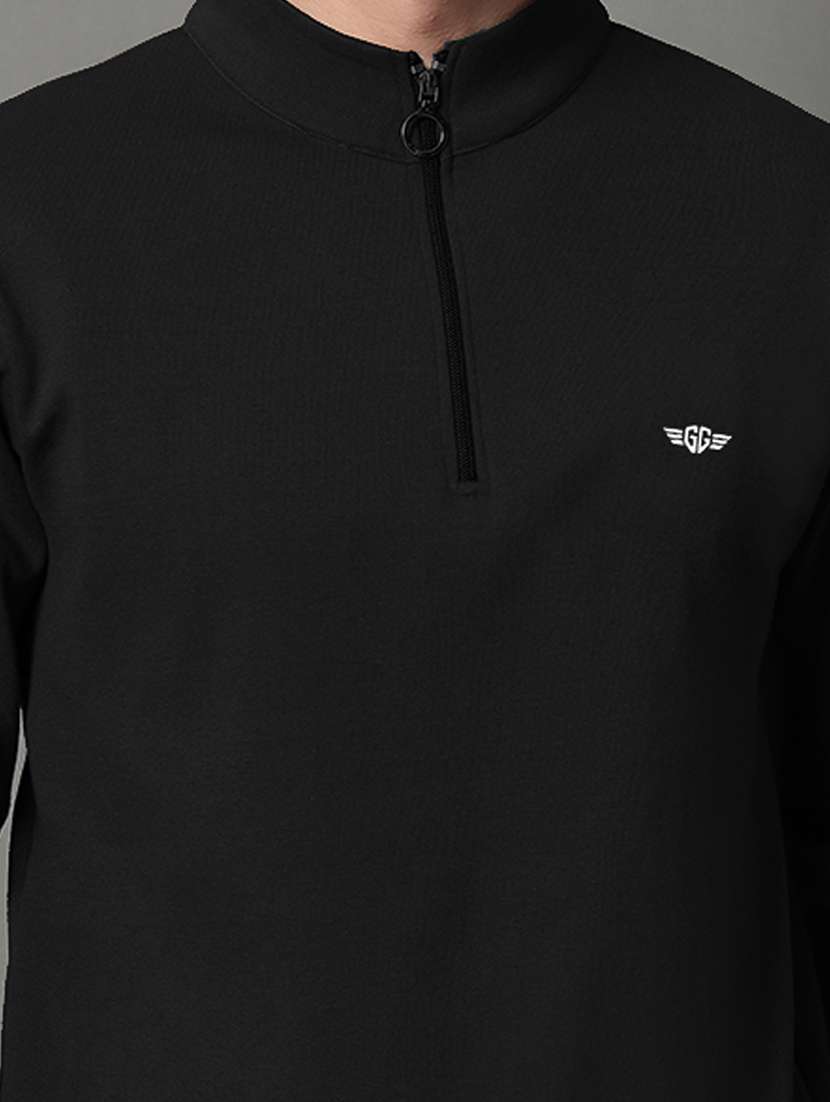 men solid long sleeve regular fit sweatshirt - 22184905 -  Standard Image - 4