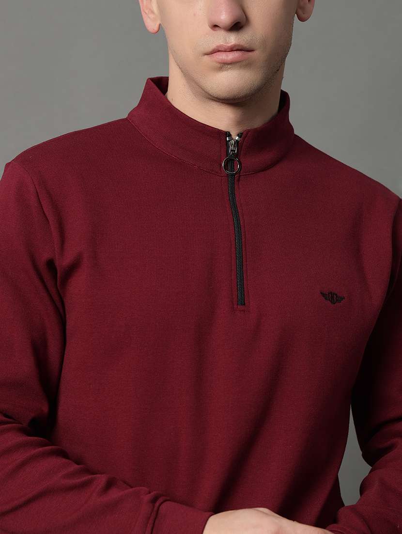 men solid long sleeve regular fit sweatshirt - 22184912 -  Standard Image - 4
