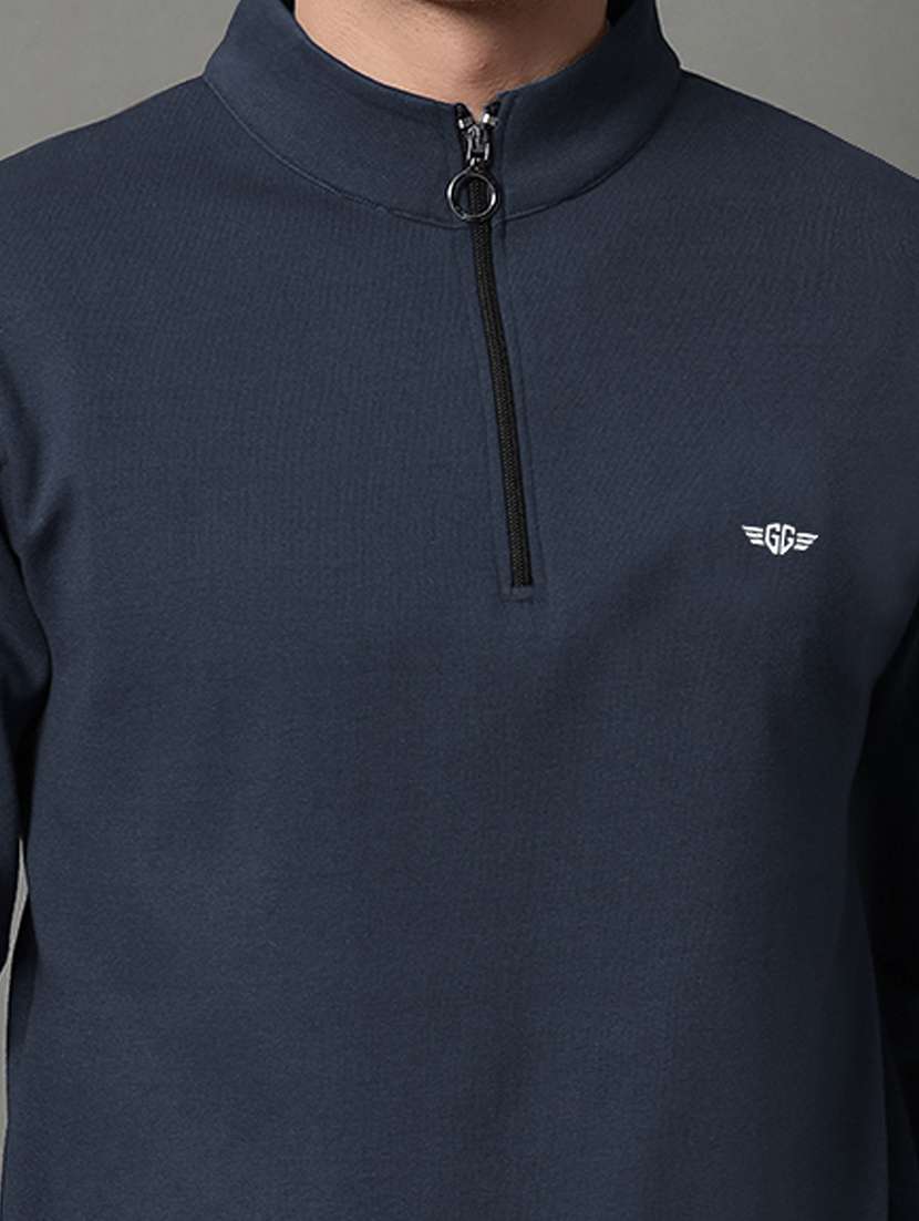 men solid long sleeve regular fit sweatshirt - 22184914 -  Standard Image - 4