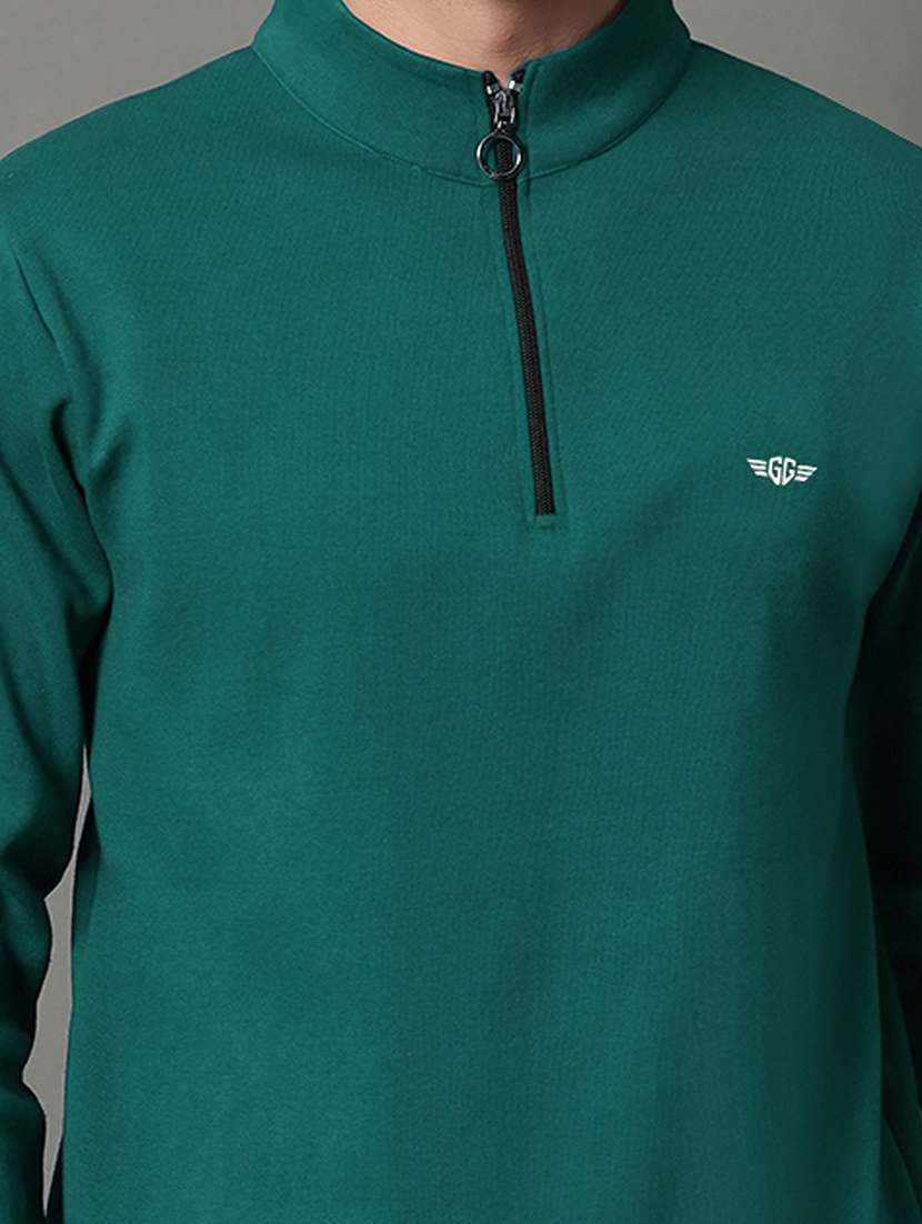 men solid long sleeve regular fit sweatshirt - 22184919 -  Standard Image - 4