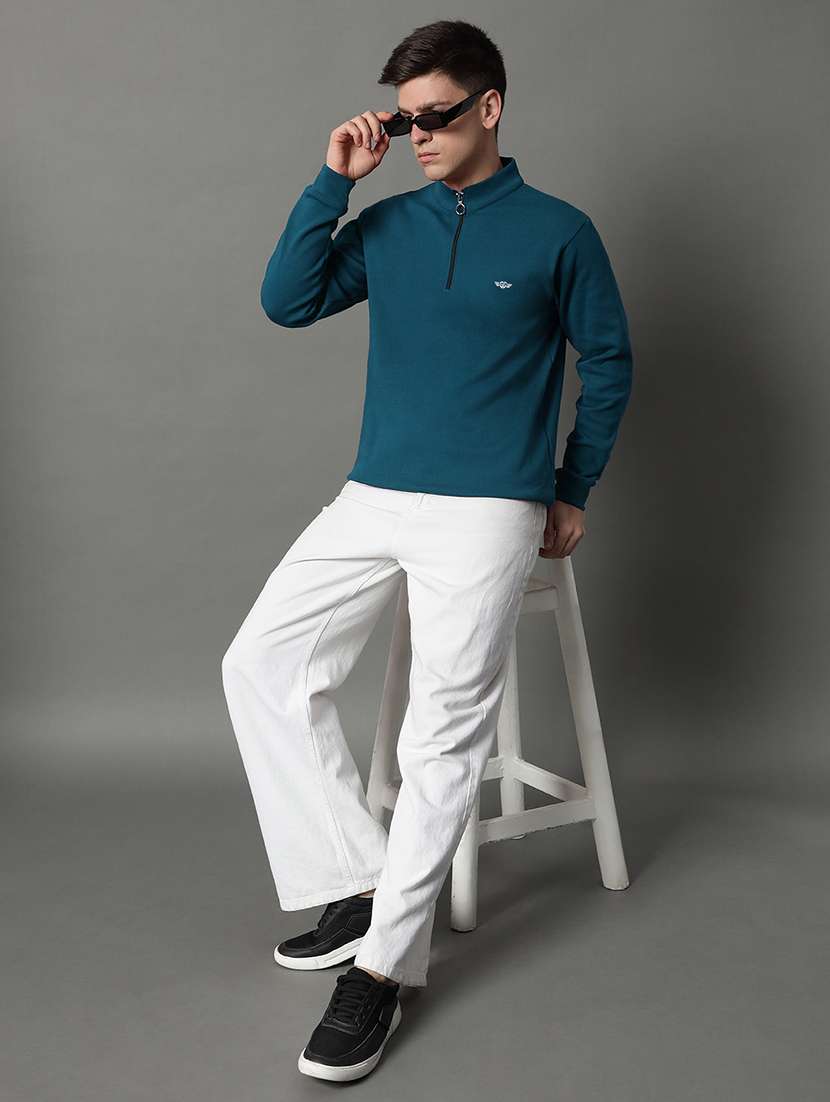 men solid long sleeve regular fit sweatshirt - 22184920 -  Standard Image - 4