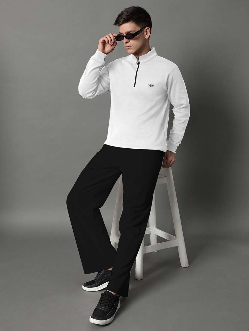 men solid long sleeve regular fit sweatshirt - 22184922 -  Standard Image - 4