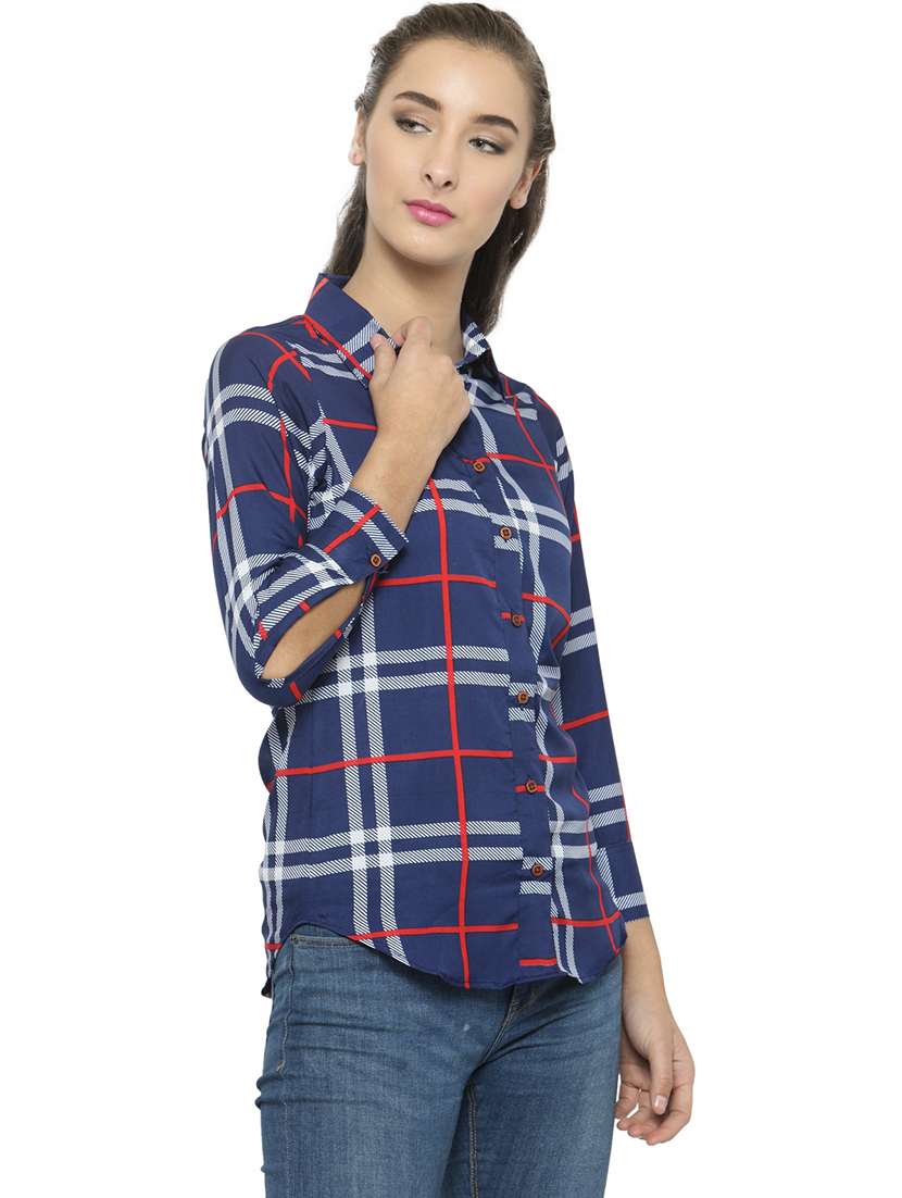 women collared long sleeve regular fit shirt - 22184966 -  Standard Image - 1