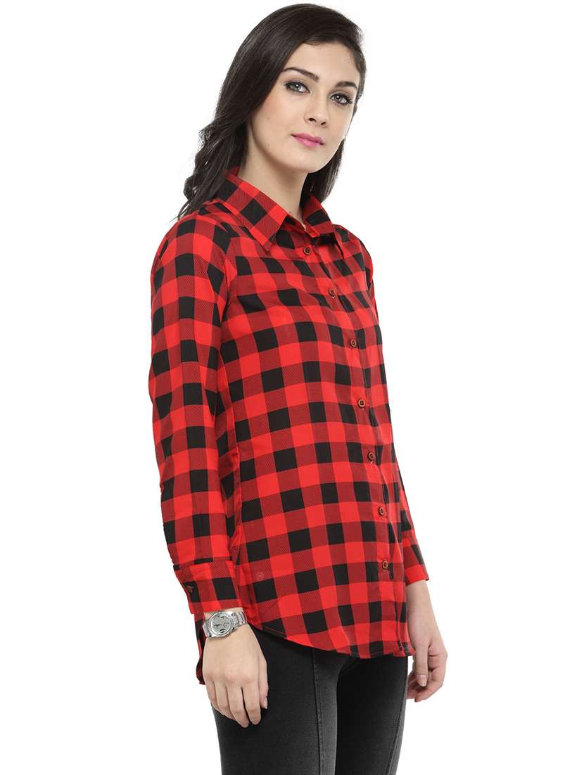 women collared long sleeve regular fit shirt - 22184967 -  Standard Image - 1