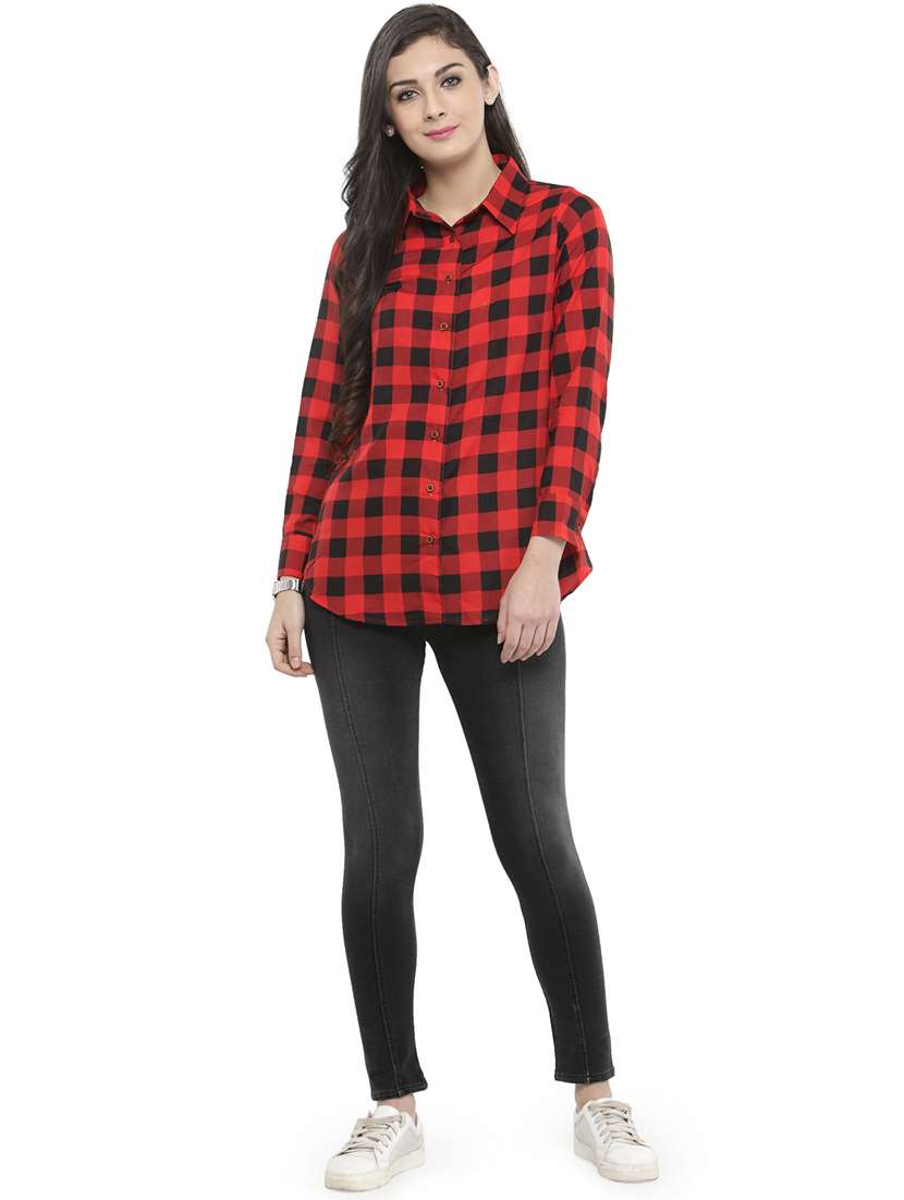 women collared long sleeve regular fit shirt - 22184967 -  Standard Image - 4