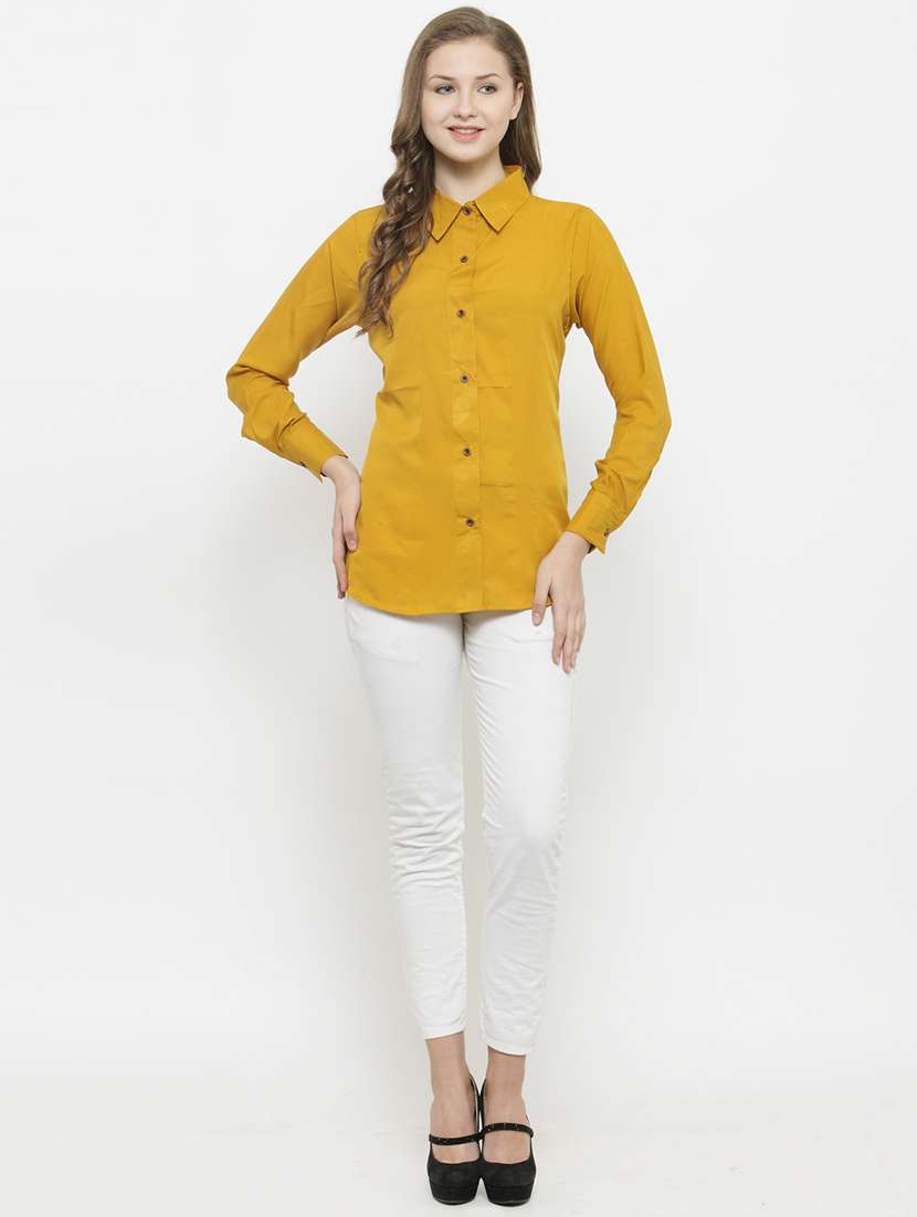 women collared long sleeve regular fit shirt - 22184969 -  Standard Image - 4