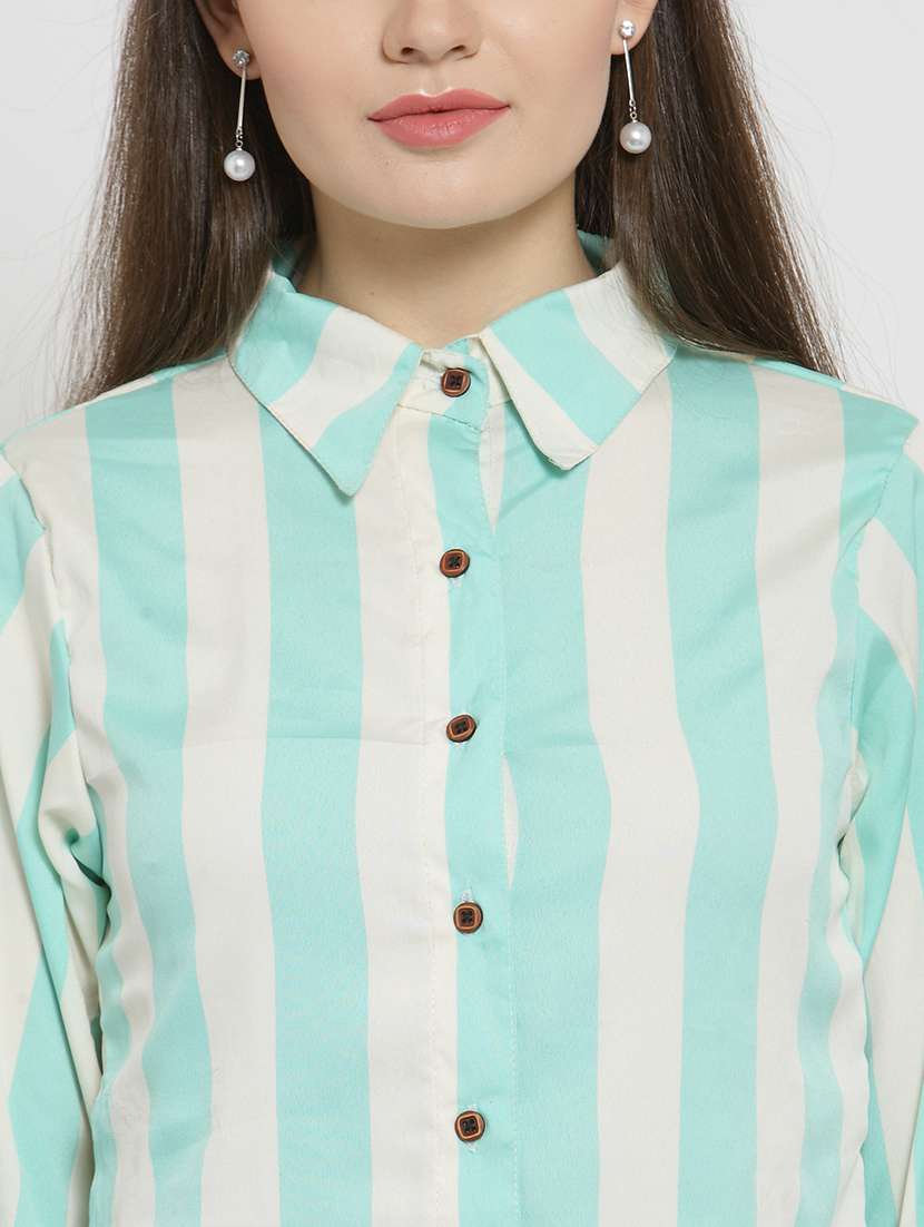 women collared long sleeve regular fit shirt - 22184970 -  Standard Image - 6