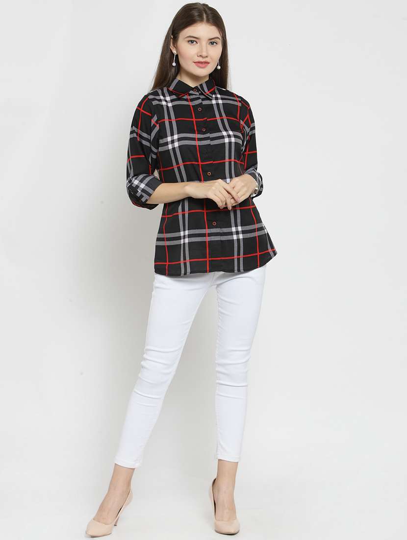 women collared long sleeve regular fit shirt - 22184971 -  Standard Image - 4