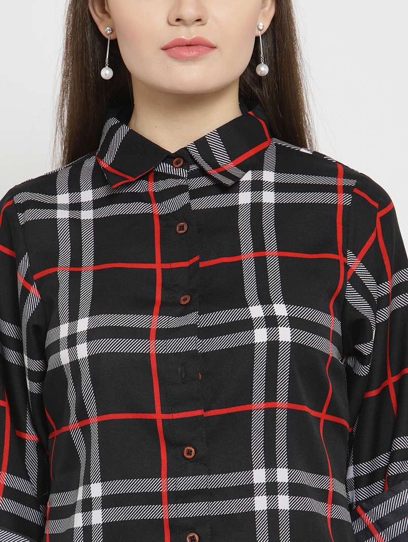 women collared long sleeve regular fit shirt - 22184971 -  Standard Image - 6