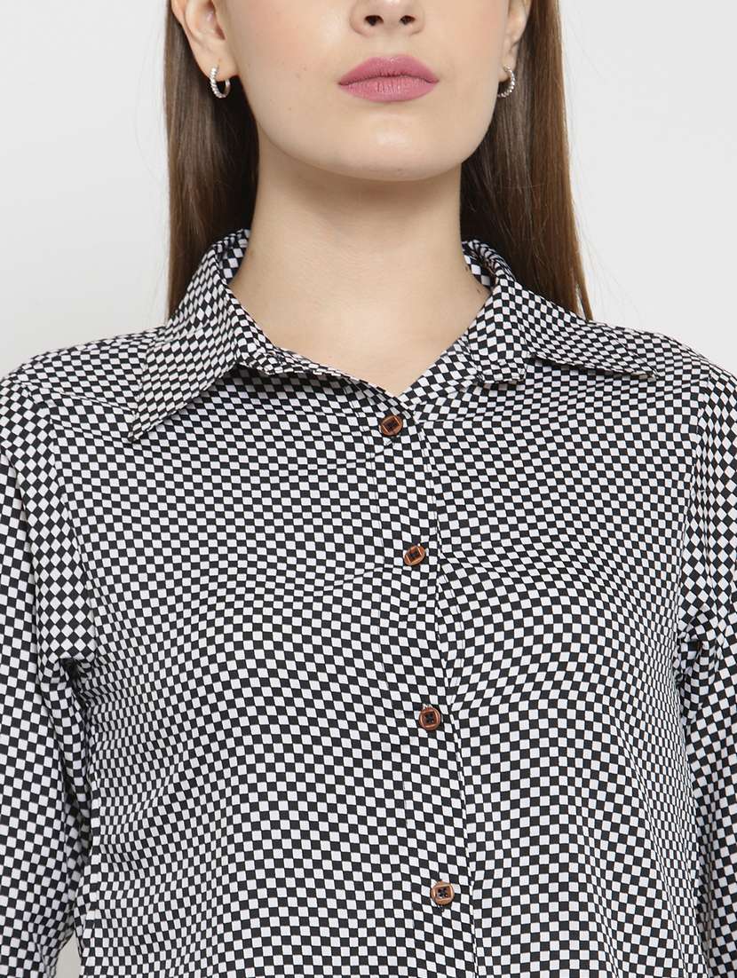 women collared long sleeve regular fit shirt - 22184973 -  Standard Image - 6