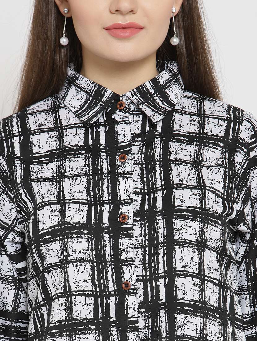 women collared long sleeve regular fit shirt - 22184974 -  Standard Image - 6